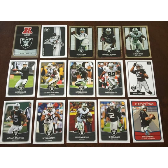 2016 Panini NFL Sticker Collection Oakland Raiders Team Set Amari Cooper
