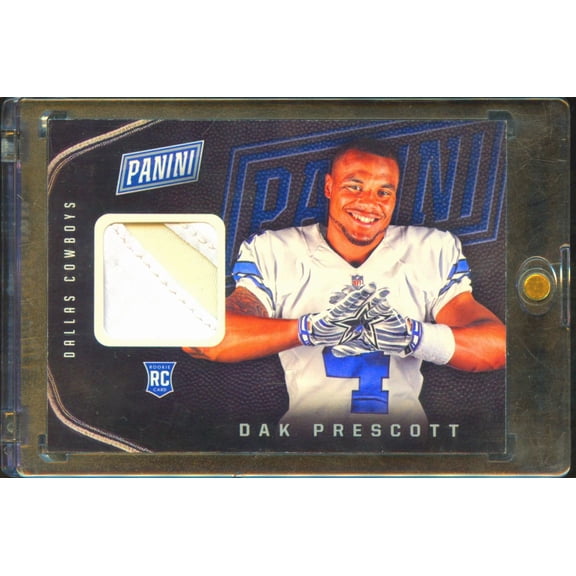 2016 Panini The National Dak Prescott #8 RC Player-worn swatch of glove