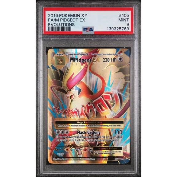 2016 Pokemon XY Evolutions M Pidgeot Ex #105 PSA 9