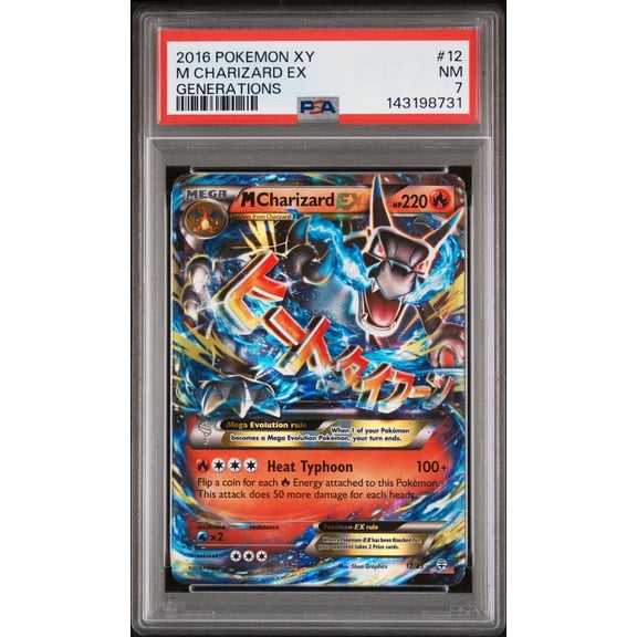 2016 Pokemon XY Generations M Charizard Ex #12 PSA 7