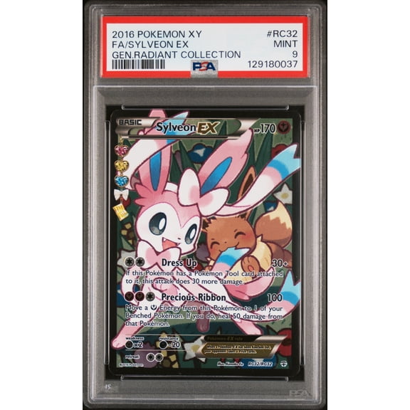 2016 Pokemon Xy Generations Radiant Collection Sylveon EX Fa Gen.Radiant Collection PSA 9 #RC32
