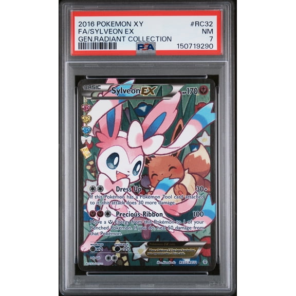 2016 Pokemon Xy Generations Radiant Collection Sylveon EX Gen.Radiant Collection Fa PSA 7 #RC32
