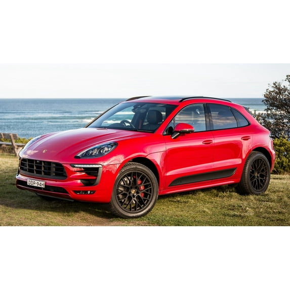 2016 Porsche Macan GTS AU - 24x36 Inch Glossy Laminated Poster - Stunning Detail and Bold Colors