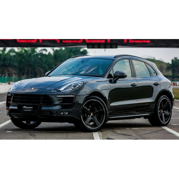 2016 Porsche Macan SportDesign Package MY Car Poster - 24x36 Inch Laminated Poster - Stunning Detail and Bold Colors