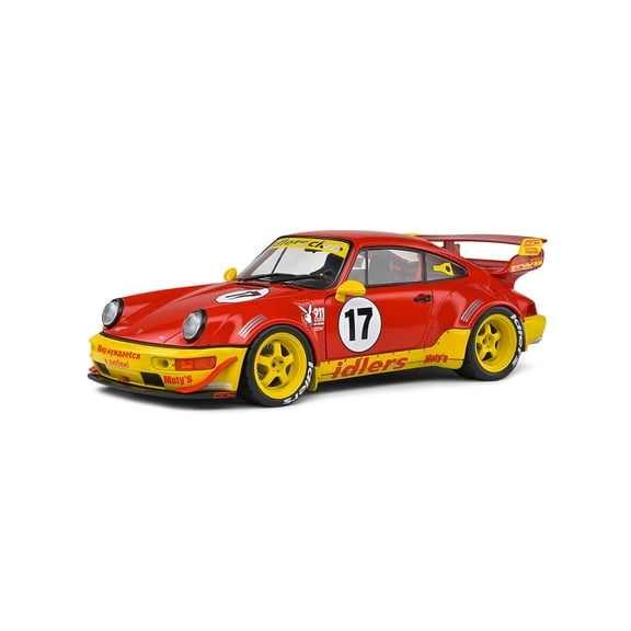 2016 RWB Bodykit Maty's Idlers, Red/Yellow - Solido S1807509 - 1/18 Scale Diecast Model Car