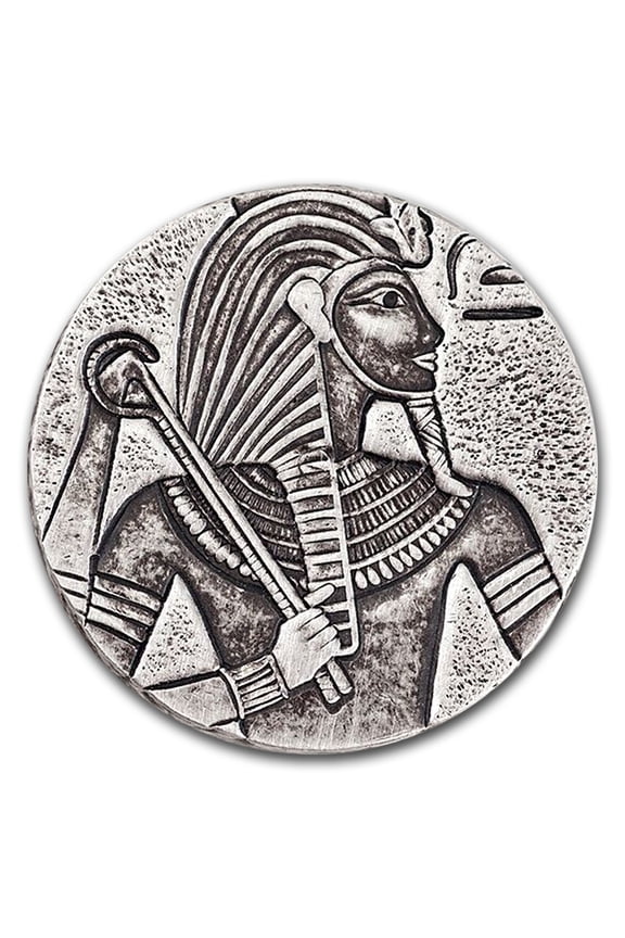 2016 Republic of Chad 5 oz Silver King Tut