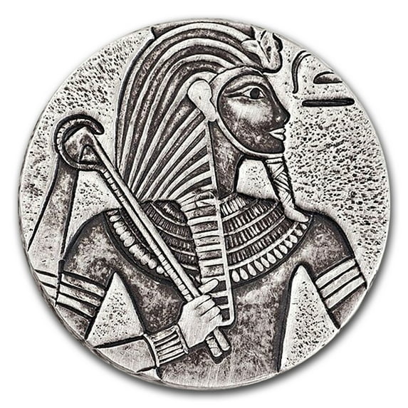 2016 Republic of Chad 5 oz Silver King Tut