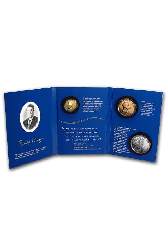 2016 Ronald Reagan Coin & Chronicles Set