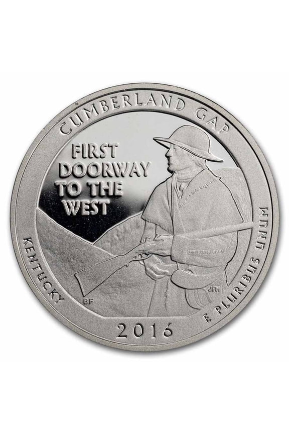 2016-S ATB Quarter Cumberland Gap Nat. Hist. Park Proof (Silver)