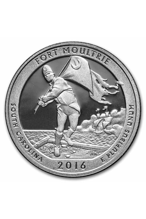 2016-S ATB Quarter Fort Moultrie National Monument Gem Proof