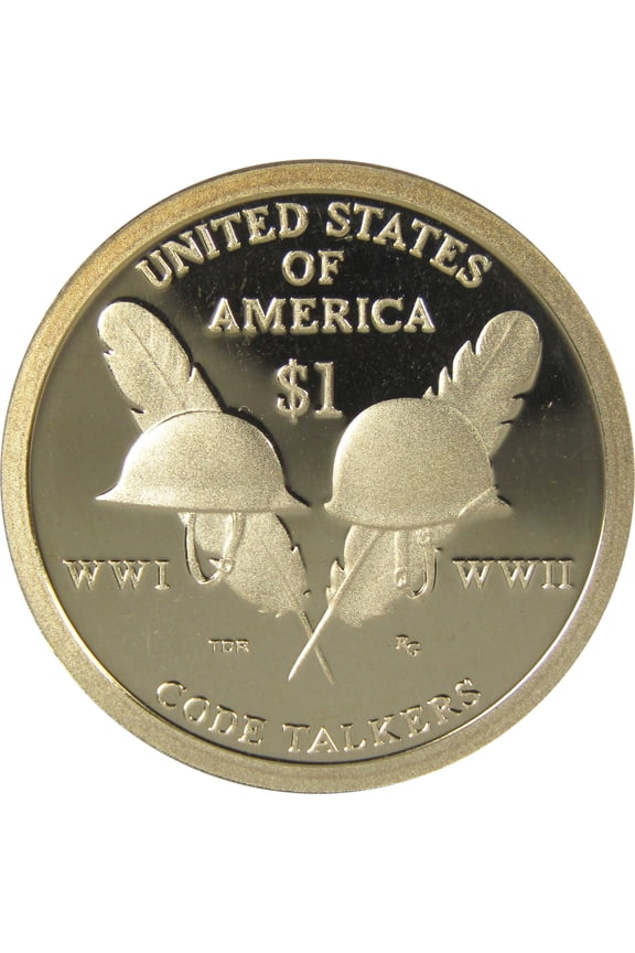 2016 S Code Talkers Native American Dollar Choice Proof $1 Coin