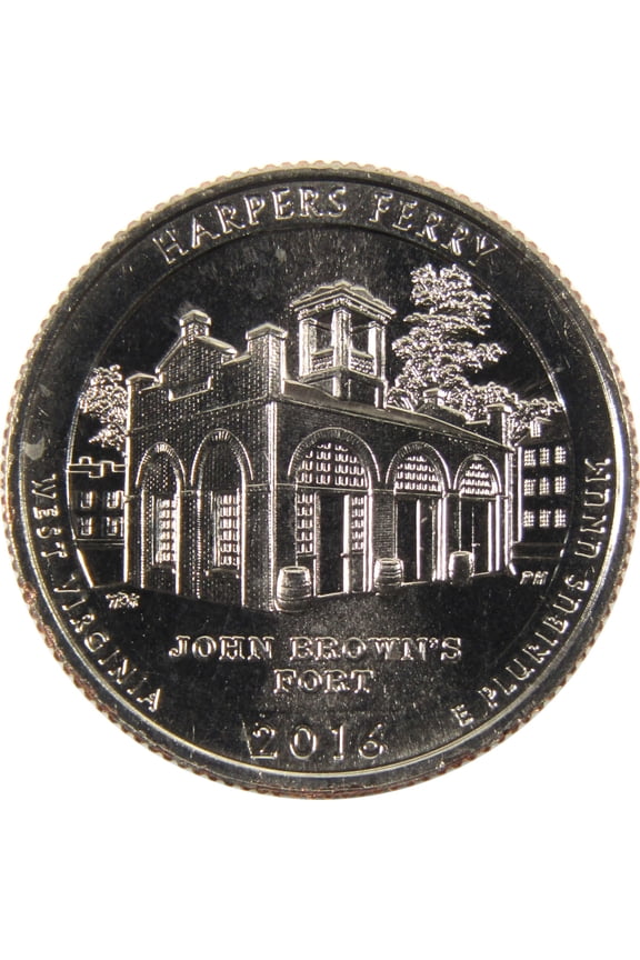 2016 S Harpers Ferry NHP National Park Quarter Uncirculated Clad Coin