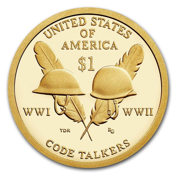 2016-S Native Amer $1 - Code Talkers Gem Proof
