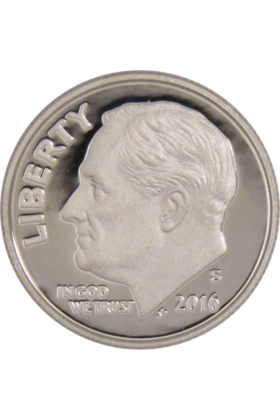 2016 S Roosevelt Dime Choice Proof Clad 10c US Coin Collectible