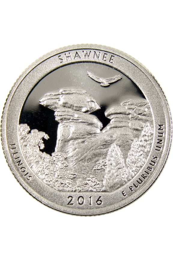 2016 S Shawnee National Forest Quarter Silver Proof 25c Coin