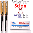 thumbnail image 1 of 2016 Scion iM Performance Beam Wipers (Set of 2), 1 of 3