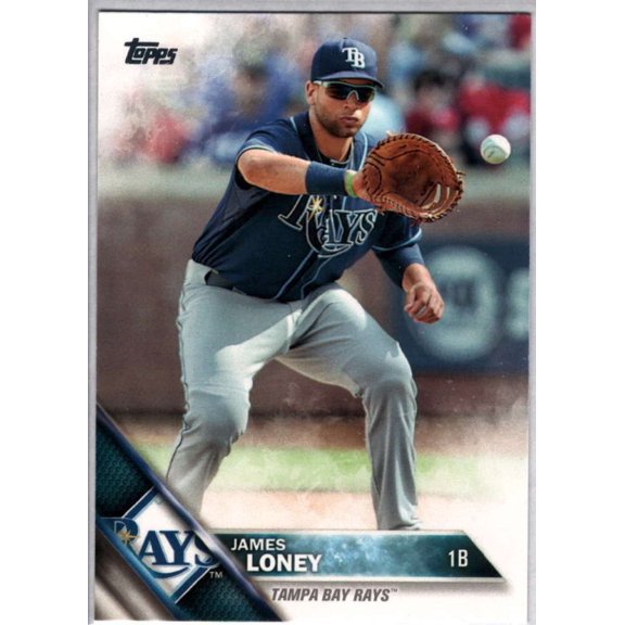 2016 Topps #459 James Loney NM-MT Tampa Bay Rays Baseball Card ID:3087 Tampa Bay Rays MLB Baseball Trading Card