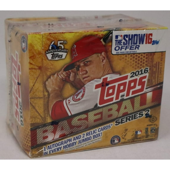 2016 Topps Baseball Series 2 Jumbo Box (Hobby) (10/50)