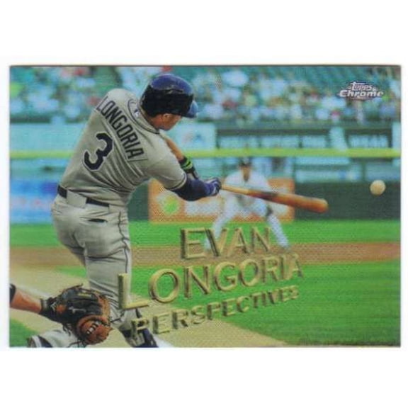 2016 Topps Chrome Evan Longoria #PC-12 Base Set Tampa Bay Rays NM-MT Baseball Card Tampa Bay Rays MLB Baseball Trading Card