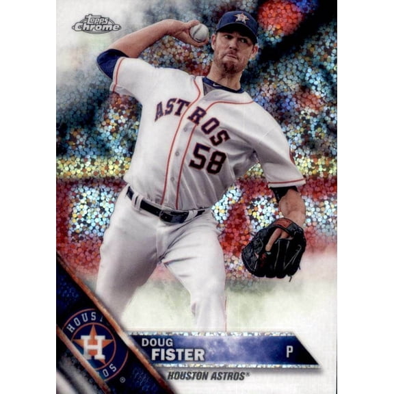 2016 Topps Chrome Update Base #HMT11 Doug Fister Houston Astros Baseball Card Ungraded Houston Astros MLB Baseball Trading Card