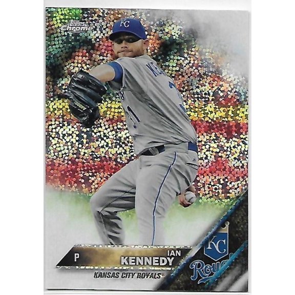 2016 Topps Chrome Update #HMT3 Ian Kennedy NM-MT Kansas City Royals Baseball Card Kansas City Royals MLB Baseball Trading Card