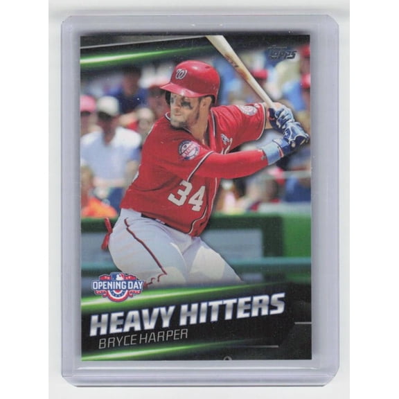 Near Mint 2016 Topps Opening Day Heavy Hitters #HH-1 Bryce Harper Washington Nationals Baseball Card