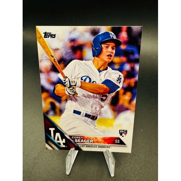 2016 Topps Series 1 Corey Seager #85 RC Los Angeles Dodgers Baseball Card Los Angeles Dodgers MLB Baseball Trading Card