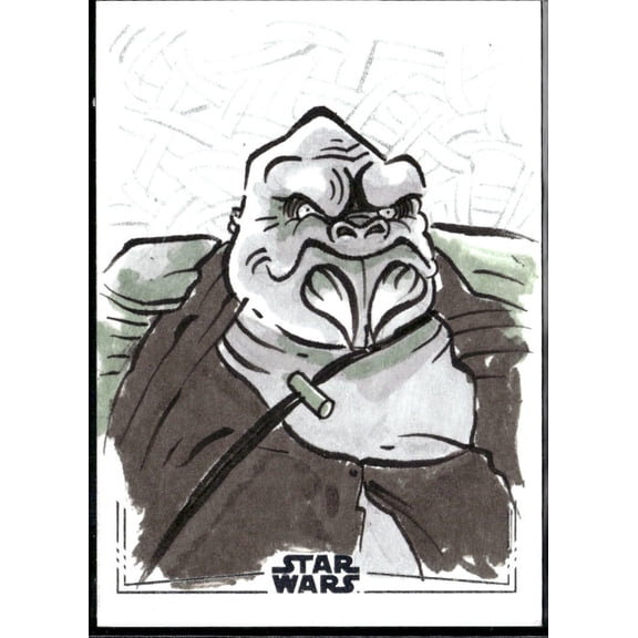 2016 Topps Star Wars Masterwork El Swetchi Sketch Artist Signature Sketch Card #N/A