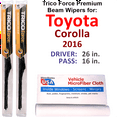 thumbnail image 1 of 2016 Toyota Corolla Performance Beam Wipers (Set of 2), 1 of 3