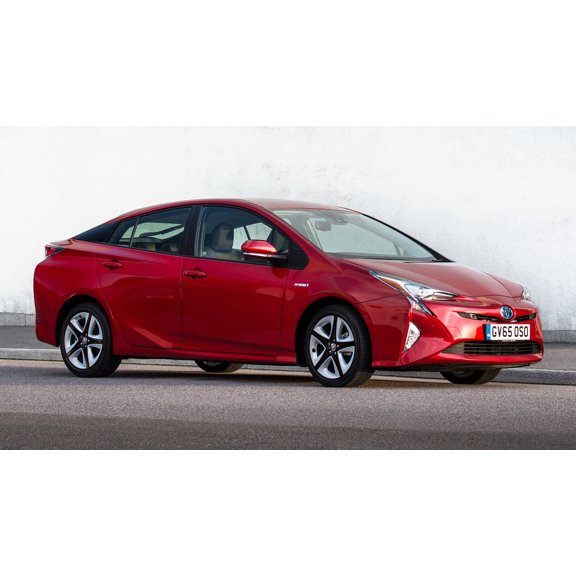 2016 Toyota Prius UK Car - 24x36 Inch Glossy Laminated Poster - Stunning Detail and Bold Colors