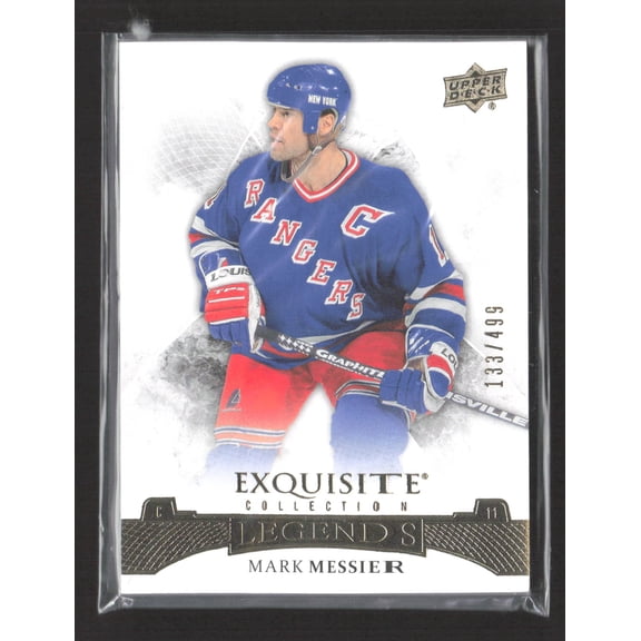 2016 Upper Deck Exquisite Collection Legends Mark Messier #35 /499