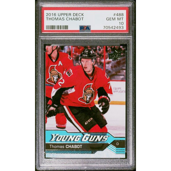 2016 Upper Deck Thomas Chabot #488 PSA 10