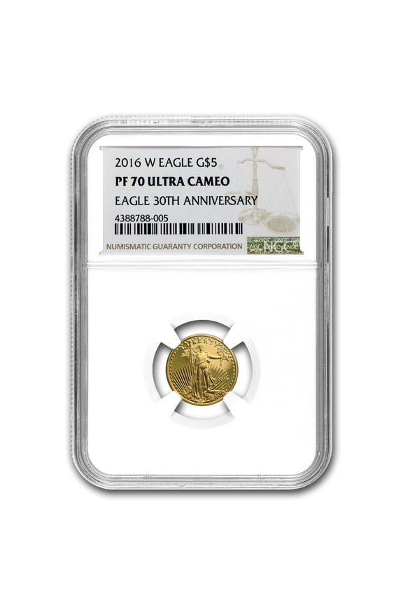 2016-W 1/10 oz Proof American Gold Eagle PF-70 UCAM NGC