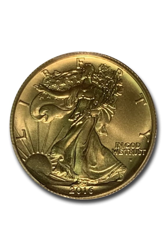 2016-W 1/2 oz Gold Walking Liberty Half Dollar SP-69 PCGS (FS)