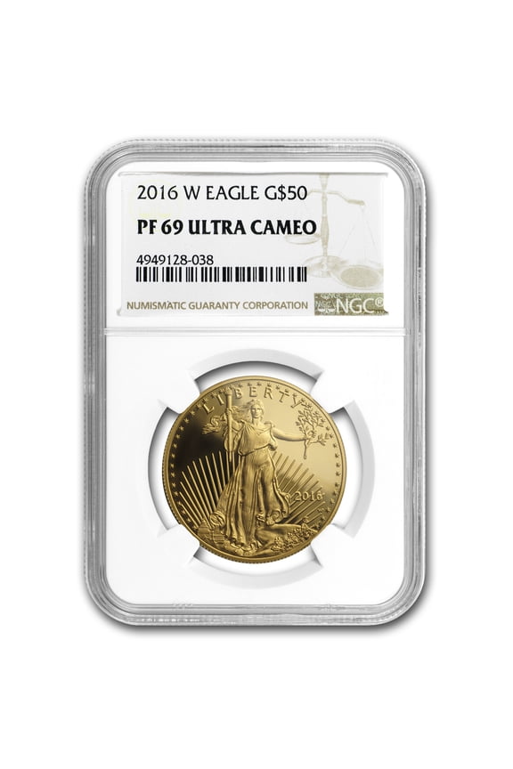 2016-W 1 oz Proof American Gold Eagle PF-69 NGC