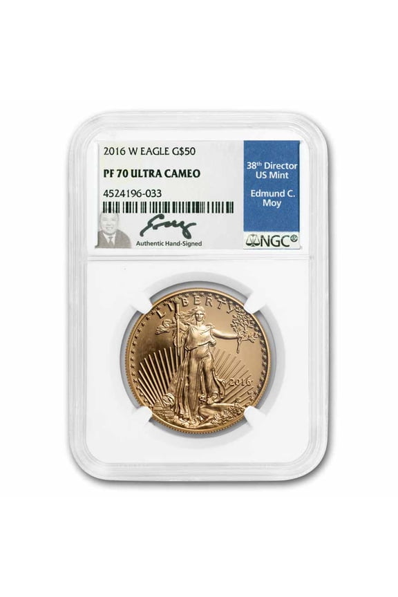 2016-W 1 oz Proof American Gold Eagle PF-70 NGC (Moy)