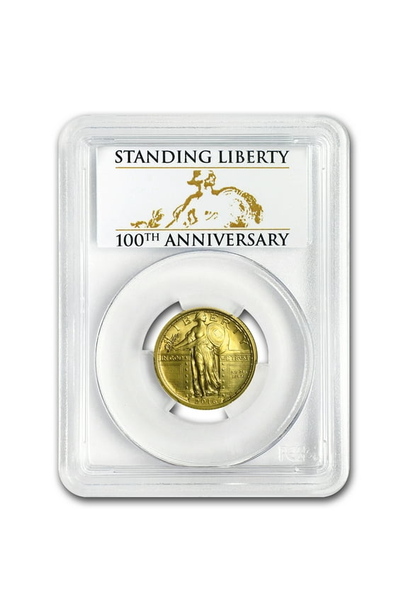 2016-W Gold Standing Liberty Quarter SP-70 PCGS