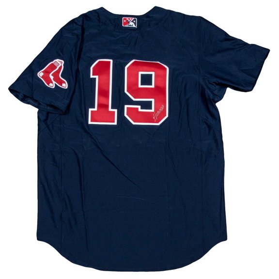 2016 Yoan Moncada Game Used and Signed Pre Rookie Salem Red Sox Jersey JSA COA