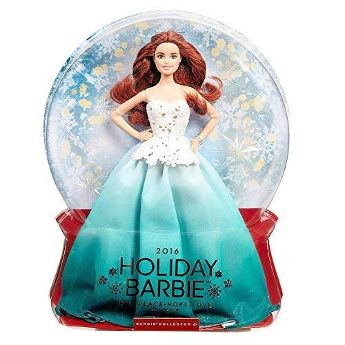 2016 holiday barbie doll-exclusive red hair
