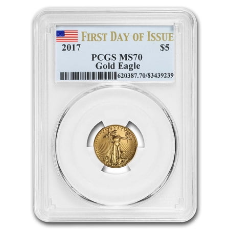 2017 1/10 oz American Gold Eagle MS-70 PCGS (FDI)