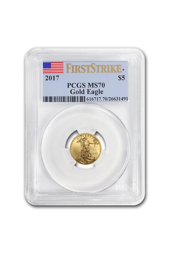 2017 1/10 oz American Gold Eagle MS-70 PCGS (FirstStrike)