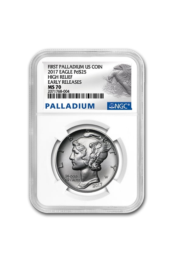 2017 1 oz American Palladium Eagle MS-70 NGC (Early Releases)