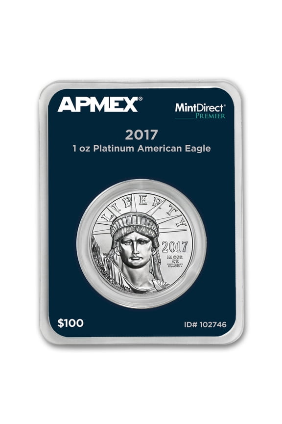 2017 1 oz American Platinum Eagle (MintDirect Premier Single)