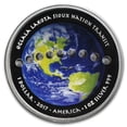 thumbnail image 1 of 2017 1 oz Silver Solar Eclipse Curved Proof Coin, 1 of 4