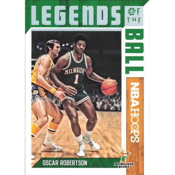 2017-18 PANINI HOOPS LEGENDS OF THE BALL #10 OSCAR ROBERTSON MILWAUKEE BUCKS