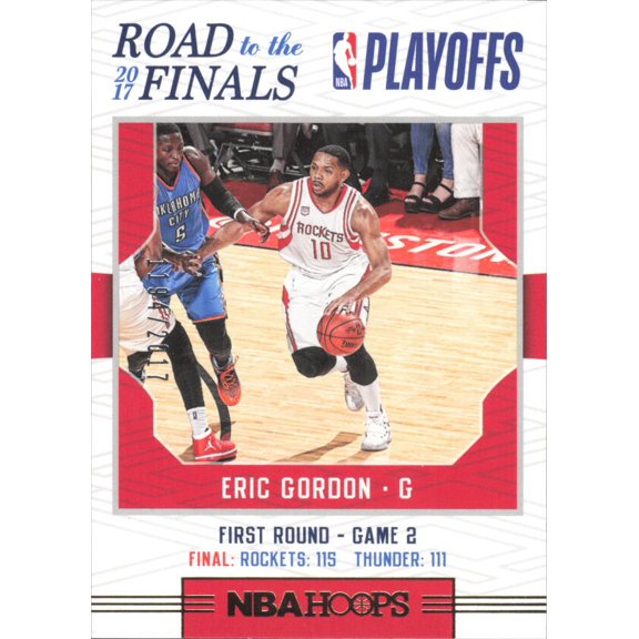 2017-18 PANINI HOOPS ROAD TO THE FINALS FIRST ROUND #35 ERIC GORDON /2017 HOUSTON ROCKETS