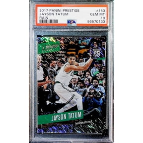 2017-18 Panini Prestige Rain #153 Jayson Tatum RC Rookie Boston Celtics PSA 10 GEM MINT