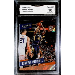 2017-18 Prestige Mist #163 Donovan Mitchell RC Rookie Card Utah Jazz Graded GEM MINT GMA 10 Official NBA Basketball