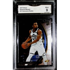 2017-18 Select Concourse Rookie #11 Donovan Mitchell RC Rookie Card Utah Jazz Graded MINT GMA 9 Official NBA Basketball
