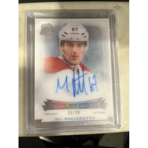 2017-18 Upper Deck The Cup - Enshrinements Autographs Max Pacioretty #E-MP [None]